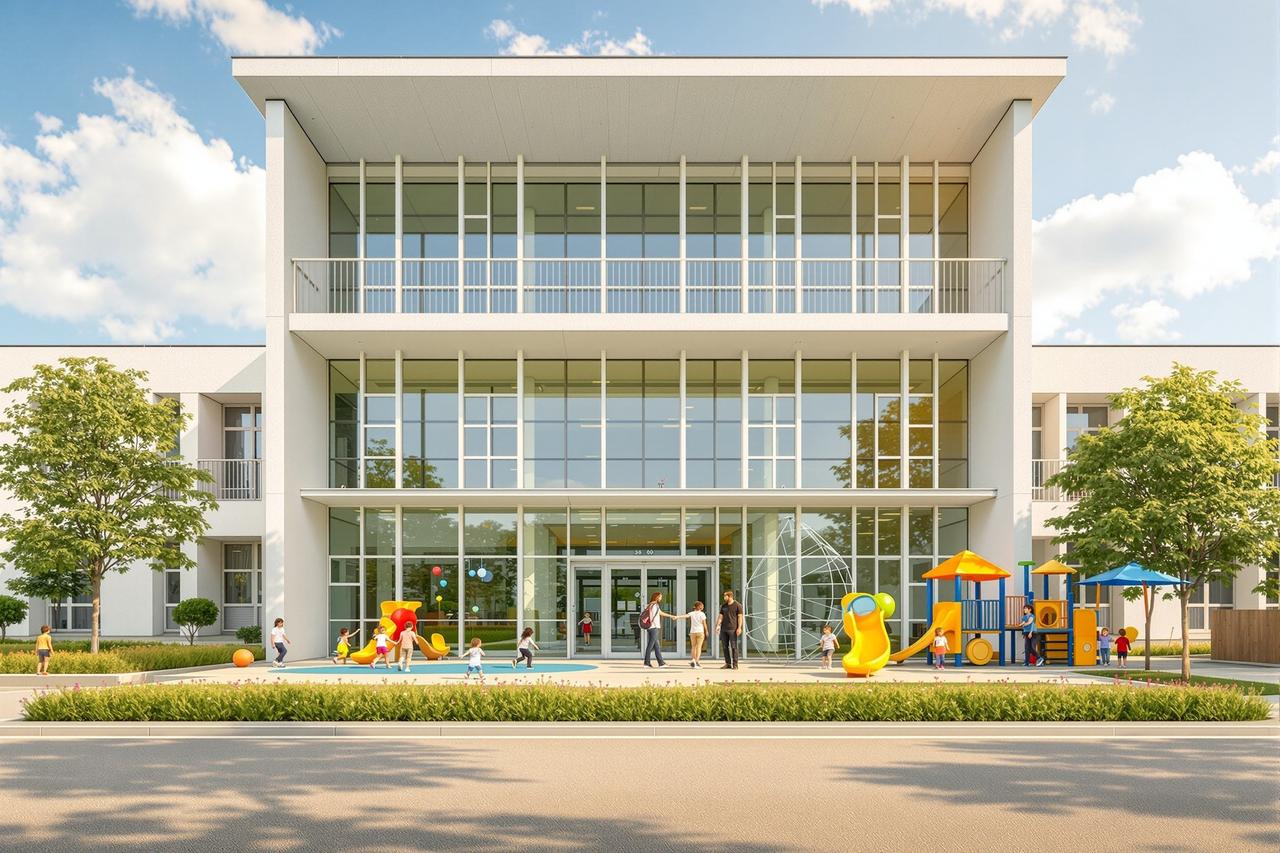 黒料网 - 学区房政策大变局，现代学校建筑和操场